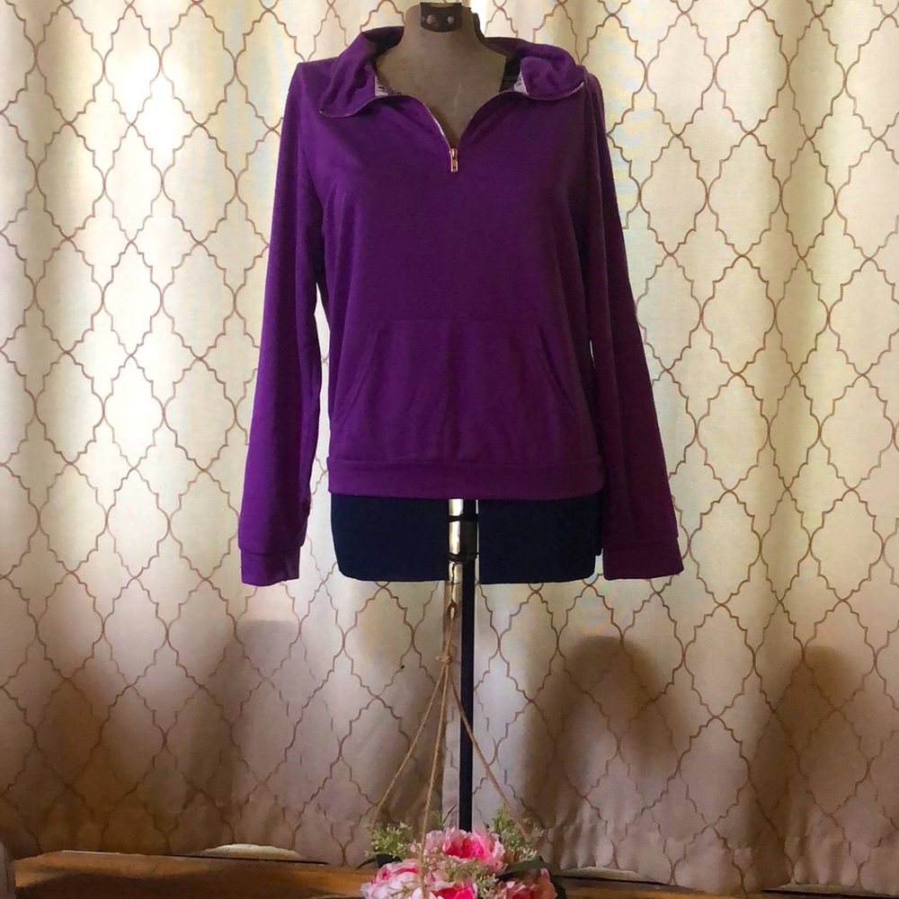 PINK cotton knit top